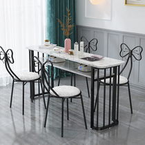  Nail art table and chair set Net red Nordic nail art table Nail art table single small double special price economical treatment