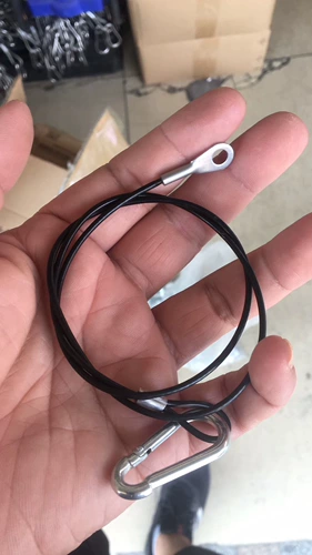 Черное сценическое освещение Звука Безопасность Страхование веревки также веревочные свети