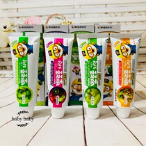  Korea PORORO Po Lele Little Penguin childrens toothpaste Fruit cantaloupe pineapple apple flavor