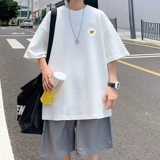 Летняя небольшая футболка с коротким рукавом, европейский стиль, короткий рукав, популярно в интернете