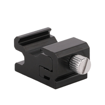 Cold shoe holder Flash base Monitor conversion All-metal adapter screw Adjustable elastic 1 4 screw interface