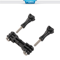 gopro hero4 3 double head bracket double machine bracket riding bicycle helmet mountain dog ant camera accessories