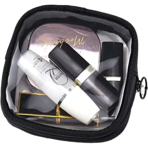 Помада, маленькая косметичка, портативная сумка через плечо, косметическая пудра, сумка-органайзер, небольшая сумка