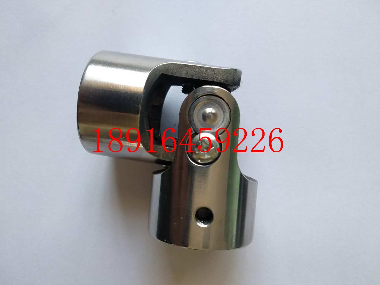High quality two-section universal joint 2-section 304 stainless steel universal coupling Double-section cross drive shaft universal joint