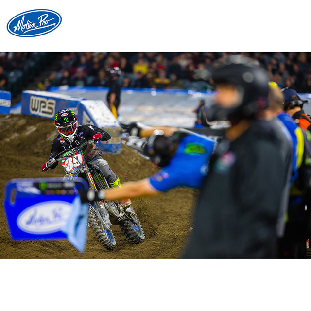 American Motion Pro Off-Road Motorcycle Scoreboard Racing Competitive License Plate Ama Team Handwritten Brand