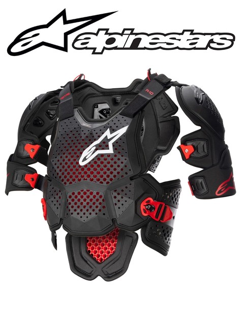 Alpinestars Armor a Star A10 Off-Road Armor Motorcycle Riding Chest Armor Anti-Fall Full Armor Riding Equipment