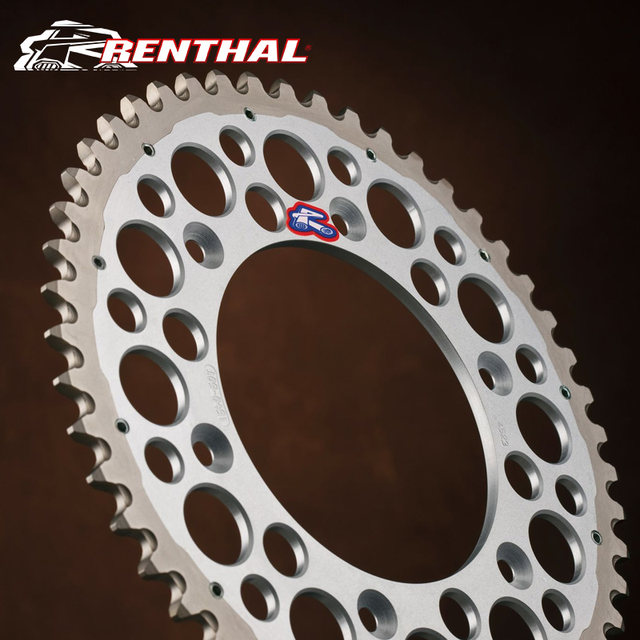 British Imported R Brand Renthal Off-Road Motorcycle Chainring Double-Layer Steel-Clad Aluminum Rear Large Chainring Rear Chainring Sprocket