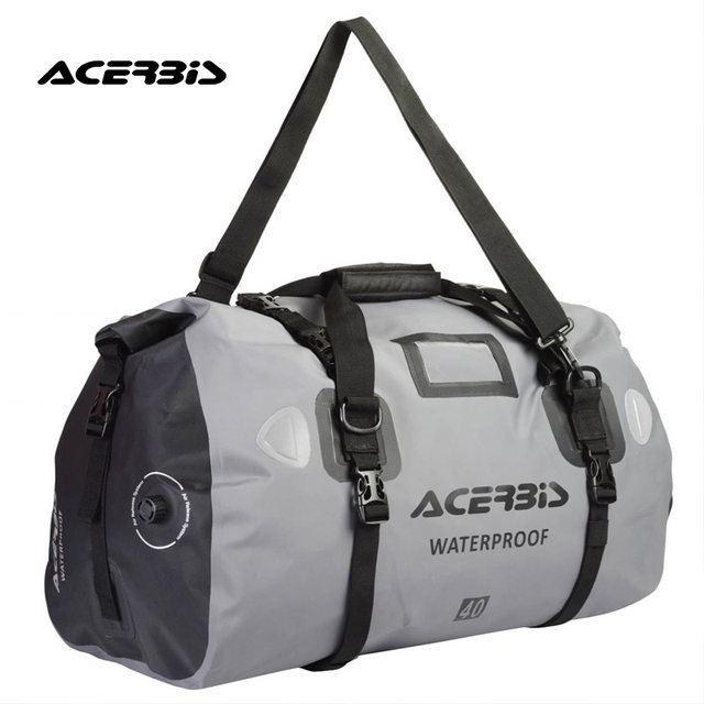 Italian Acerbis Motorcycle Rear Bag Waterproof Rider Touring Gear Riding Rear Seat Bag Luggage Pannier