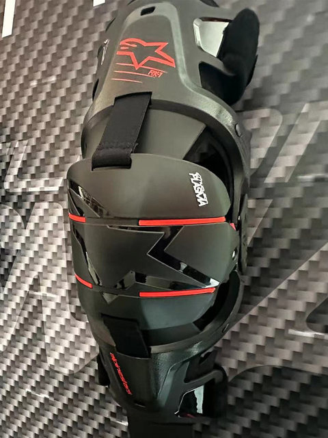 25 Models of Italian A-Star Off-Road Motorcycle Knee Pads, Anti-Fall Mechanical Leg Protection, Carbon Fiber Ski Downhill Protective Gear