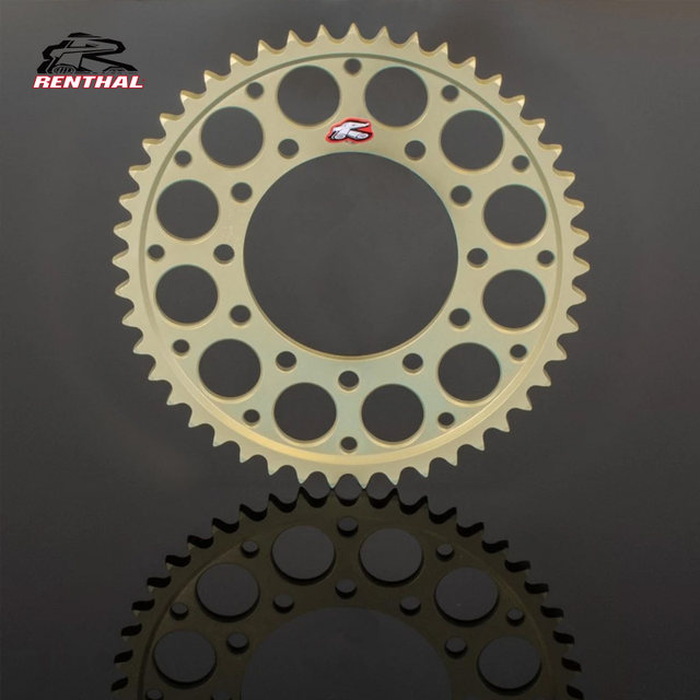 Britishrenthal Motorcycle Rear Crankset Lightweight Aluminum Alloy Track Competitive Crankset Rear Sprocket 7075 Wear-Resistant