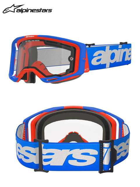 Alpinestars Off-Road Cycling Goggles Motorcycle Helmet Goggles Anti-Fog Downhill Mountain Bike Glasses for Men