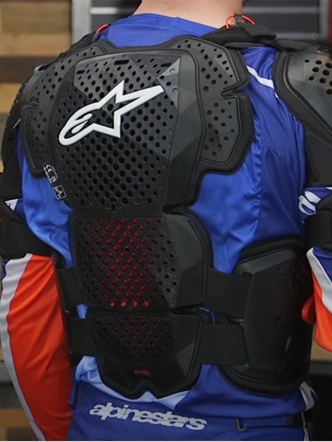 Alpinestars Armor a Star A10 Off-Road Armor Motorcycle Riding Chest Armor Anti-Fall Full Armor Riding Equipment