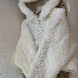 Lanyuan Fur 2022 New Fur All-in-one Bazaar Wool Haining Fur Little White Bear Hooded Style Korean Version Luxury Light