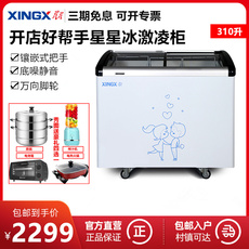 ДУГА 星星 sd-310a 商用卧式展示柜小冰柜雪糕柜奶茶店餐饮店冰淇淋柜