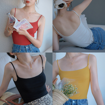 Beautiful emperor summer closed eyes into a wild flat square collar tight thin French thin suspenders