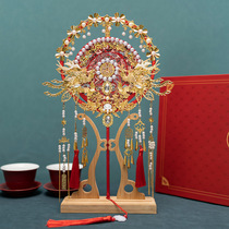 Wedding fan for bride diy Chinese wedding fan finished fan gift wedding bride getting married ancient style