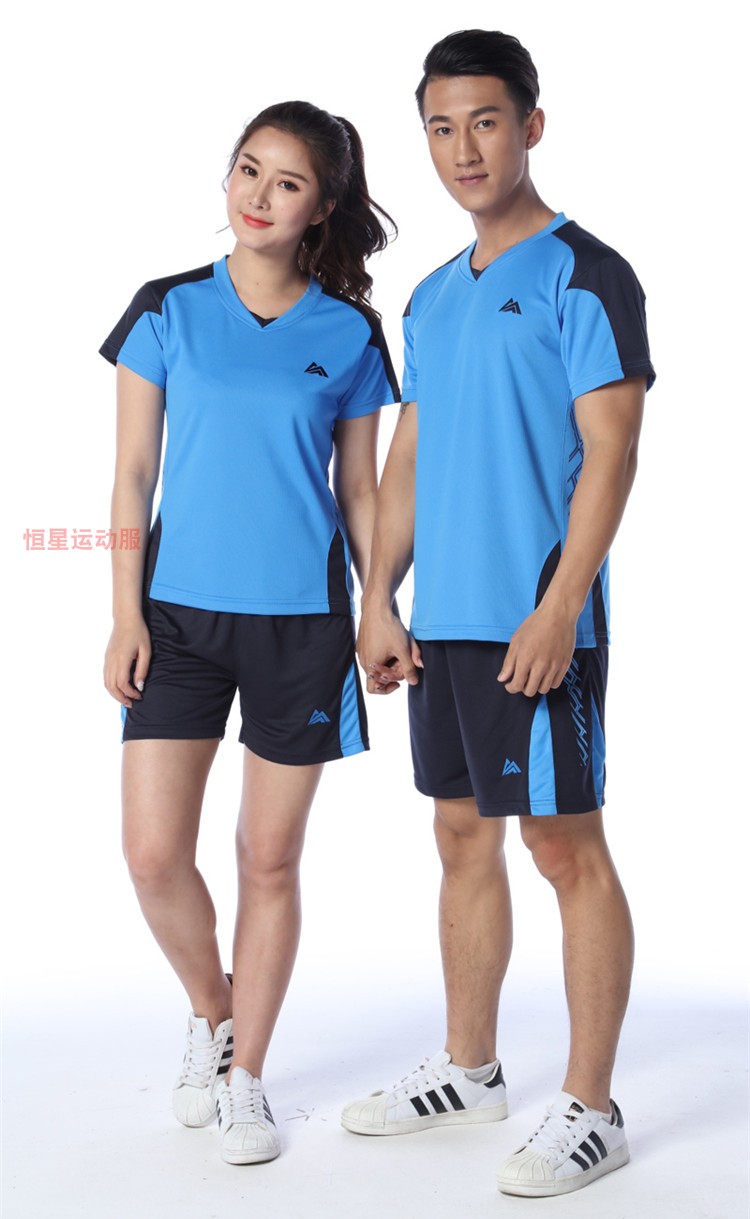 Air bóng chuyền phù hợp với nam giới và phụ nữ ngắn tay áo phù hợp với nhanh chóng làm khô mồ hôi thấm thể thao quần áo sinh viên để in trường thi đấu đồng phục đội lưới bóng chuyền báo giá