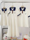 Baby Family Matching Outfits Summer 2025 Family of Three Preppy Style Polo Shirt Short-Sleeved T-Shirt Mother and Child Dress