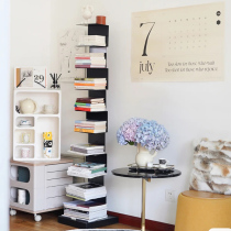 Master design wrought iron personality simple bookshelf creative turn corner multi-layer metal storage display rack