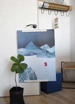CoolerColour Nordic contracted illustrator works with small fox decoration painting posters