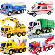 120 fire truck sprinkler excavator 110 toy vehicle engineering vehicle ambulance boy cement mixer truck large