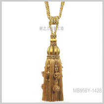 (Single price) Huating series exported to European American European and French curtains with tassels straps and tassels