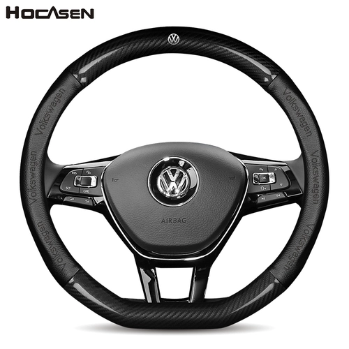 Чехол на руль Volkswagen Tiguan L Passat Tourang Sagitar Magotan Lingdu Tanyue Tuyue, кожаный чехол из углеродного волокна