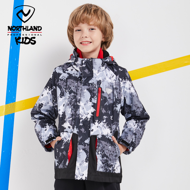Northland 诺诗兰 秋冬三合一户外可拆卸 中大男童冲锋衣 天猫优惠券折后￥299包邮（￥439-140）120-170码2色可选