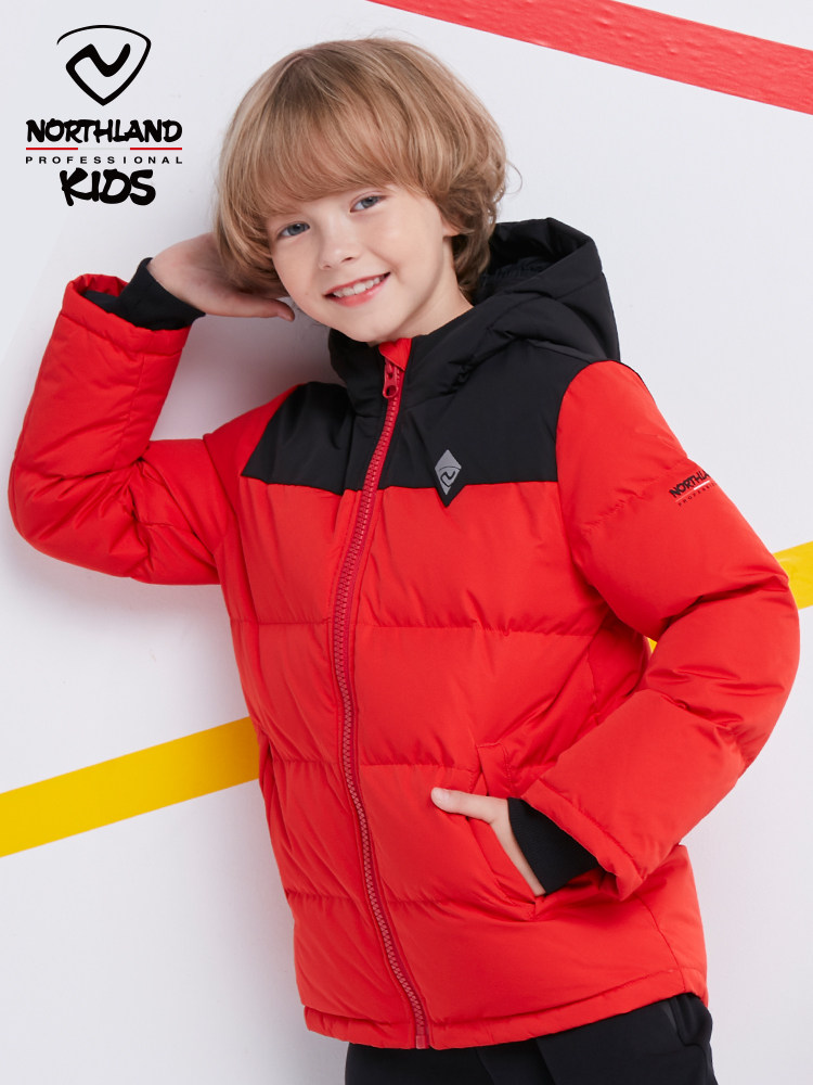 奥地利 NORTHLAND 诺诗兰 加厚 中大儿童连帽羽绒服 天猫优惠券折后￥299包邮（￥399-100）男、女童120~170码多色可选