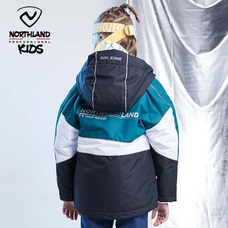 NORTHLAND 诺诗兰 中大童加棉冲锋衣 CO080301 天猫优惠券折后¥279包邮(¥369-90)120-160码可选