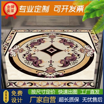 Elevator Car Floor Pvc Imitation Marble Custom Logo Ground Mat Cell Property Hotel Hospital Abrasion Resistant Gems
