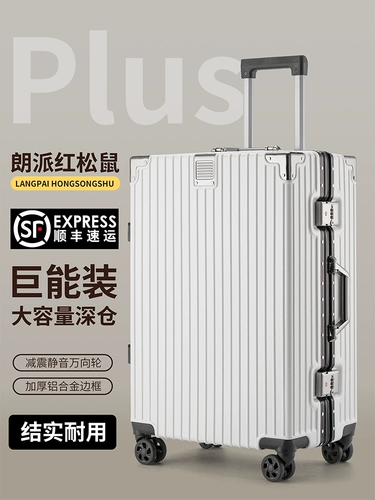 Прочный вместительный и большой универсальный чемодан подходит для мужчин и женщин