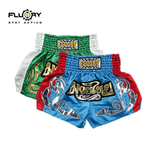 FLUORY fire base Muay Thai shorts boxing suit fighting adult children Thai boxing match training Sanda costume