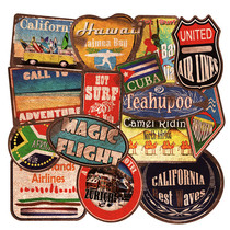 36 Retro Beach Surf Luggage Stickers Laptop Guitar Suitcase Graffiti Stickers Waterproof