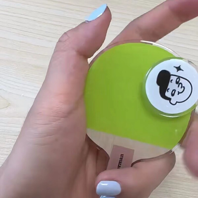 Xiaohongshu Same Model Xu Xin Ping Pong Rotating Acrylic Telescopic Airbag Magnetic Phone Holder Lazy Stand