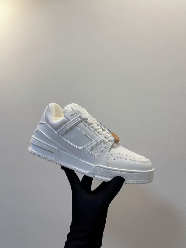 Love Andy Long Fashion Leather Casual Shoes for Women, Genuine Leather Casual Sneakers, White Shoes