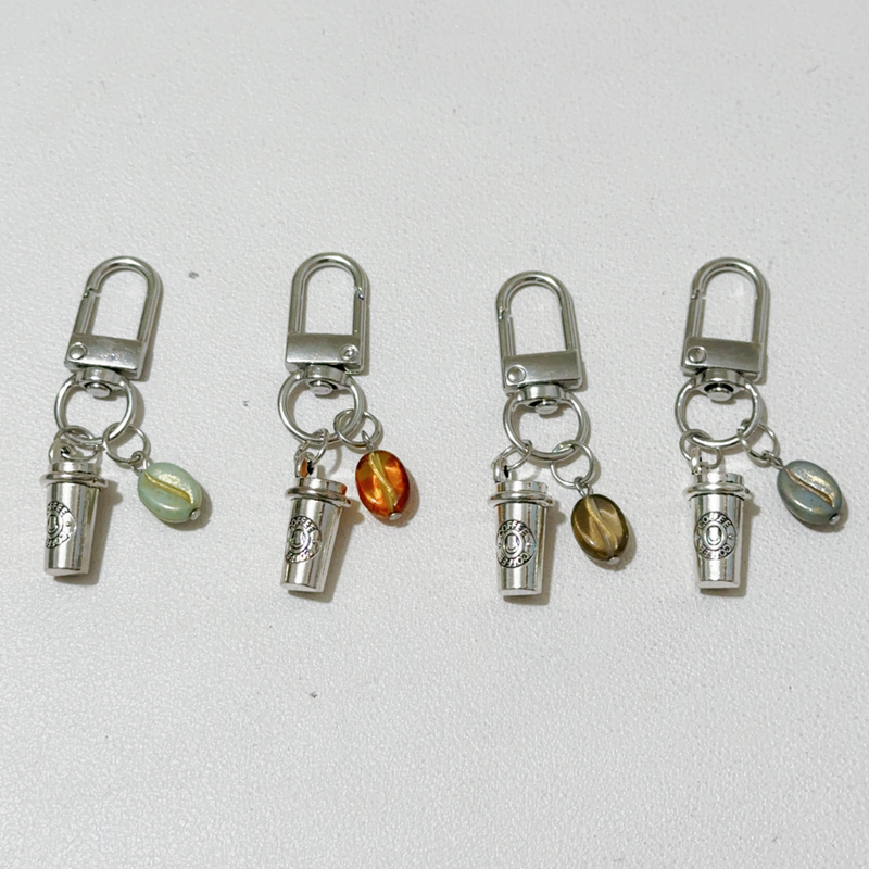 ins Mini Coffee Cup Coffee Bean Keychain Bag Pendant Bluetooth Headset Phone Charm Small Gift ins Mini Coffee Cup Coffee Bean Keychain Bag Pendant Bluetooth Headset Phone Charm Small Gift