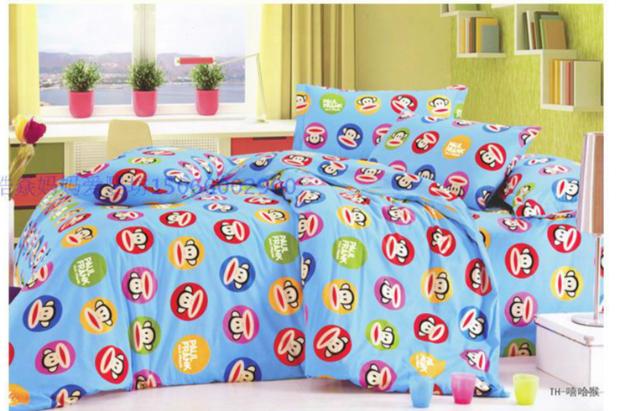 Mẫu giáo chăn ba mảnh cotton trẻ em bộ đồ giường cotton lõi tùy chỉnh phim hoạt hình nap bộ đồ giường gói