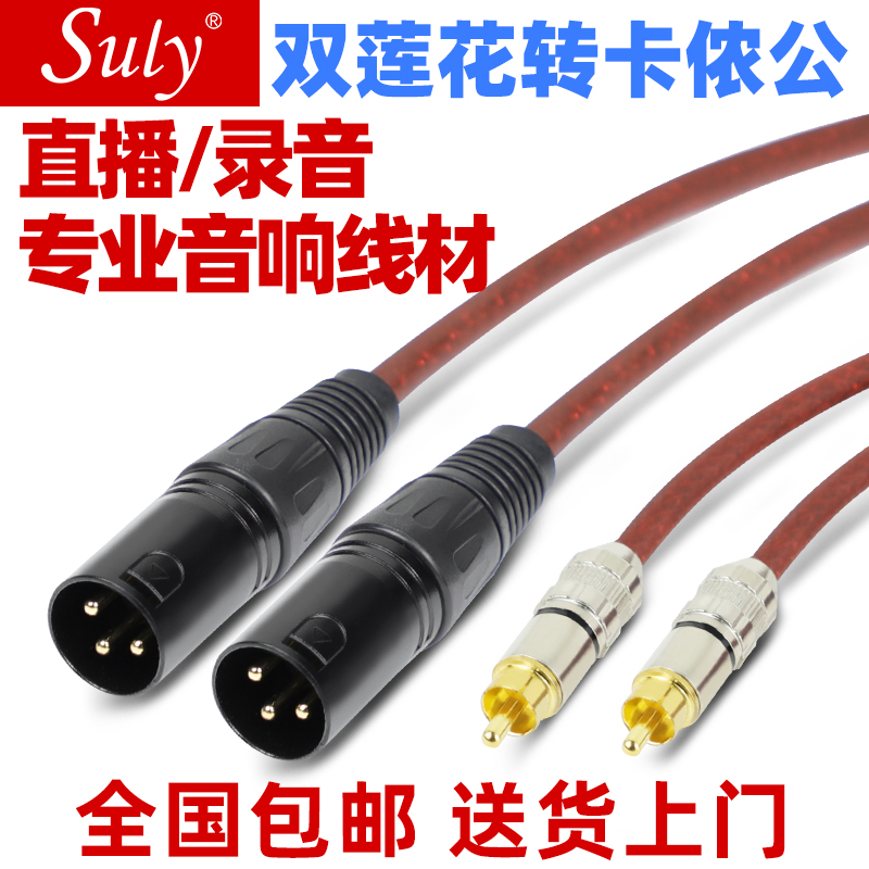 Audio cable Canon cable Lotus cable Turn to double lotus Various audio cables Audio cable customization