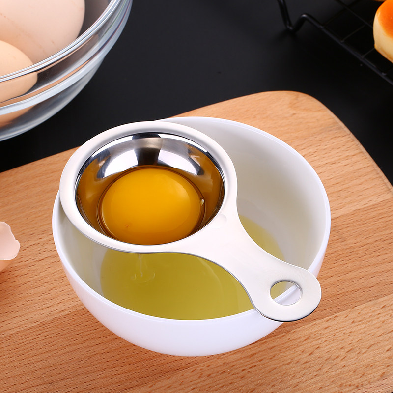 304 stainless steel egg white separator egg beater stainless steel filter egg separator egg scoop baking tool