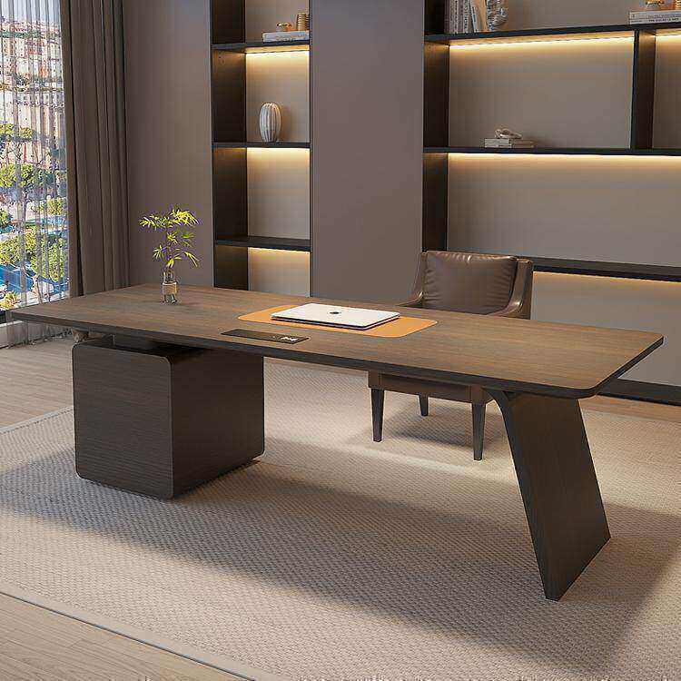 Italian Minimalist Desk, Light Luxury Modern Solid Wood Study Room, Double Home Use, Living Room, Executive Office, High-End Computer Desk Italian Minimalist Desk, Light Luxury Modern Solid Wood Study Room, Double Home Use, Living Room, Executive Office, High-End Computer Desk