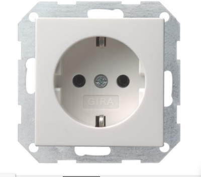 German original fitting Gira socket UEFA Eurostyle Type 16A socket EU Design socket panel wall plug
