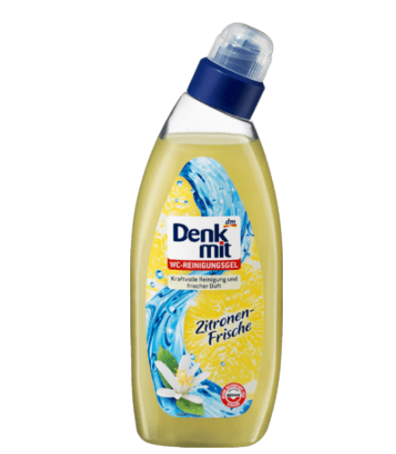 German dm Denkmit lemon scents toilet cleanser cleaning the toilet detergent descaling to remove the fungus 750ml