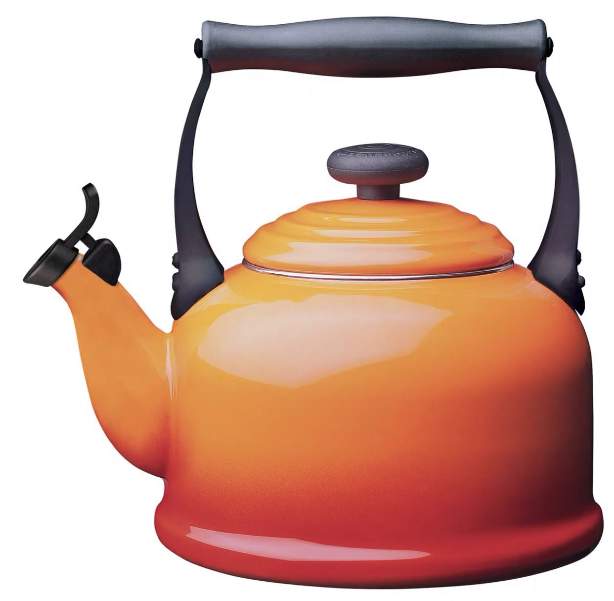 France LeCreuset cool color style whistling burning kettle enamel cast steel boiling water kettle induction cooker universal 2 1L