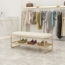 Changing shoe stool household with simple entry door can take shoe frame shoes stool one clothing store trial room light luxury shoe stool