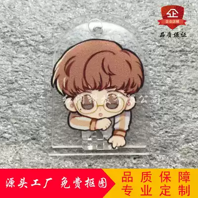 Transparent acrylic message clip Post-It note clip multi-function ticket holder can be customized with cartoon transparent desktop small clip