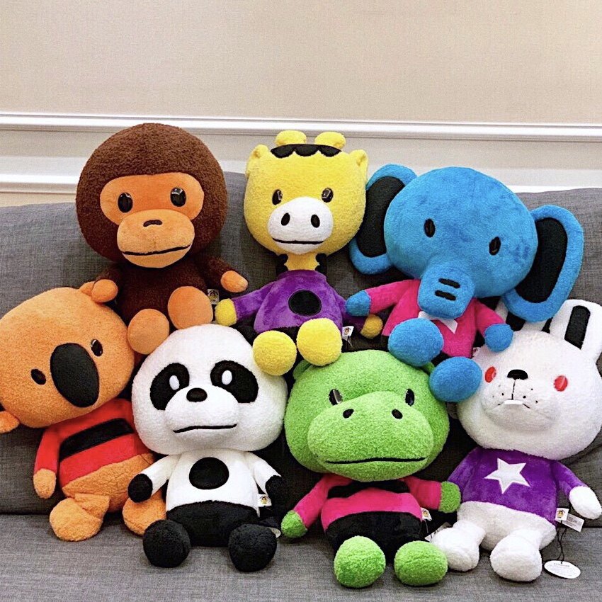 it Bape baby milo zoo plush doll figurine 35cm without box