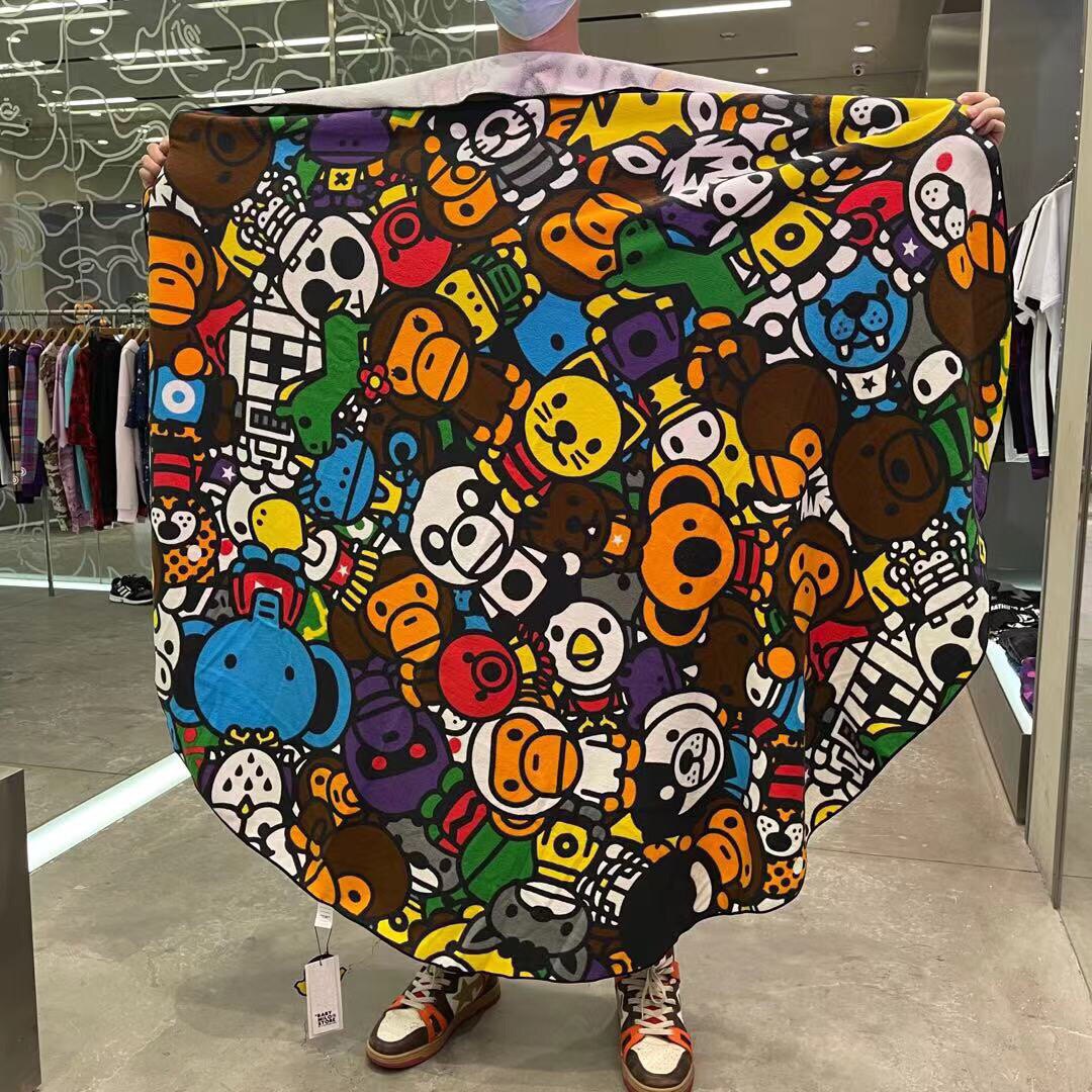 it Bape baby milo 21 autumn winter zoo bath towels 4049XXH continental spot