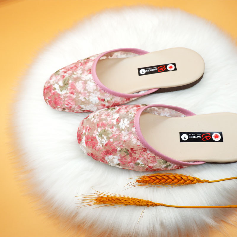 Sirpuhi2025 Spring New Floral Slippers for Women, Closed-Toe Slippers, Autumn Home Indoor Fashion Comfortable 171 Sirpuhi2025 Spring New Floral Slippers for Women, Closed-Toe Slippers, Autumn Home Indoor Fashion Comfortable 171