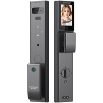 Royal Golden Shield Fully Automatic 3D Face Recognition Visible Cat Eye Smart Door Lock Fingerprint Password Electronic Lock Q10